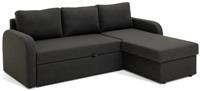 Habitat Carter Right Hand Corner Chaise Sofa Bed - Charcoal