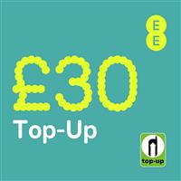 EE &pound;30 Pay As You Go Top-Up Voucher