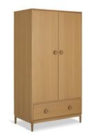 Habitat Cornelia 2 Door 1 Drawer Wardrobe - Oak