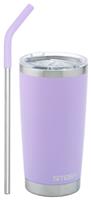 Smash Purple And Silver Stainless Steel Smoothie Cup - 540ml
