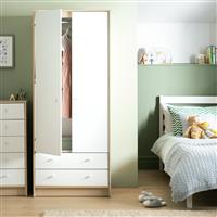 Argos Home Kids Malibu 2 Door 2 Drawer Wardrobe - Acacia