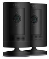 Ring Stick Up Cam Battery CCTV - Black - 2 Pack