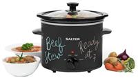 Salter Chalkboard 3.5L Slow Cooker - Black