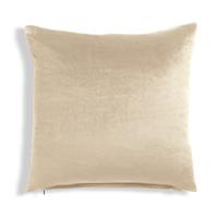 Habitat Velvet Cushion - Champagne - 43x43cm