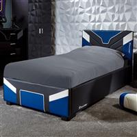 X Rocker Cerberus Single Ottoman Gaming Bed - Blue