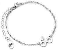 Harry Potter Sterling Silver Glasses Charm Bracelet