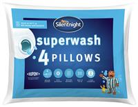 Silentnight Superwash Medium Firm Pillows - 4 Pack