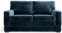 Jay-Be Urban Velvet 2 Seater Sofa Bed - Ink Blue