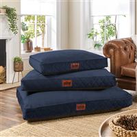 Paws For Slumber Luxury Navy Pet Bed - Medium