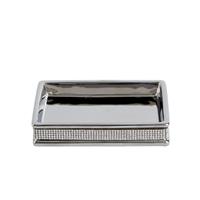 Argos Home Sparkle Ceramic Soap Dish - Silver