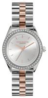Olivia Burton White Dial Two Tone Stainless Steel Watch