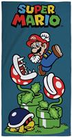 Mario Leaping kids Beach Towel - Multicoloured