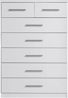 Argos Home Normandy 5+2 Drawer Chest of Drawers - White