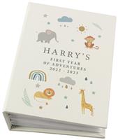 Personalised Message Safari Animals Photo Album