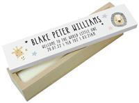 Personalised Message Animals Print Wooden Certificate Holder