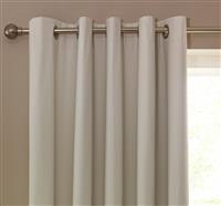 Habitat Plain Blackout Eyelet Curtains - Cream