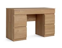 Habitat Jenson Double Pedestal Dressing Table - Oak Effect