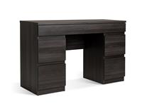 Habitat Jenson 5 Drawer Dressing Table Desk - Black & Brown