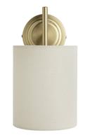 Argos Home Candelabra Steel Wall Light - Brass & Natural