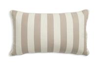 Habitat Striped Cushion - Neutral - 30x50cm