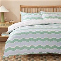 Habitat Wavey Printed Bedding Set - King size