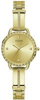 Guess Bellini Ladies Gold Palted Stainless Steel Watch