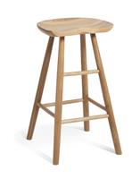 Habitat Barnwell Oak Tall Stool - Natural
