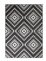 Habitat Global Geo Cut Pile Rug - Grey - 120x170cm