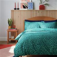 Habitat Emerald Brush Strokes Green Bedding set - King