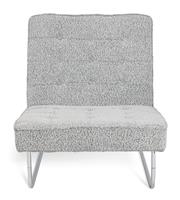 Habitat 60 Duomo Boucle Tubular Chair - Grey