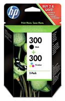 HP 300 Original Ink Cartridge - Black and Colour