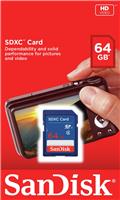 SanDisk Blue SDXC Memory Card - 64GB
