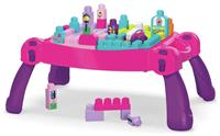 Mega Bloks Build n Learn Table - Pink