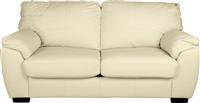 Argos Home Milano Leather 2 Seater Sofa Bed - Ivory