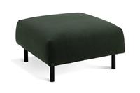 Habitat Julien Fabric Footstool - Dark Green