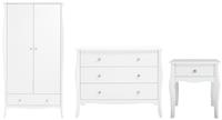 Argos Home Amelie 3 Piece 2 Door Wardrobe Set - White