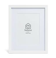 "Habitat 3 Pack White Wooden Picture Frames - 5x7"""