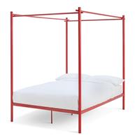 Habitat 60 Akari 4 Poster Double Metal Bed Frame - Red