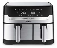 Tefal Easy Fry Dual Drawer Air Fryer & Grill, 8.3L Stainless