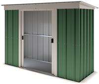 YardMaster Hercules Metal Pent Garden Shed - 8 x 4ft