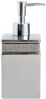 Argos Home Sparkle Ceramic Soap Dispenser - Silver