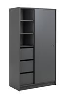 Argos Home Malibu 1 Door Sliding Wardrobe - Grey