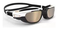 Decathlon 500 Black And White Spirit Mirror Goggles - Large