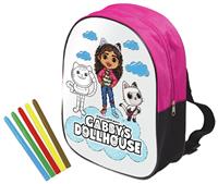 Gabby's Dollhouse Colouring Backpack