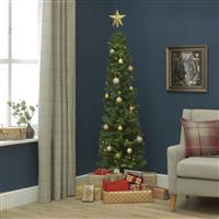 Argos Home 6ft Pencil Christmas Tree