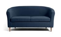 Argos Home Fabric 2 Seater Tub Sofa - Navy Blue