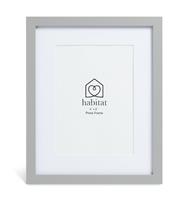 "Habitat 3 Pack Grey Wooden Picture Frames - 4x6"""