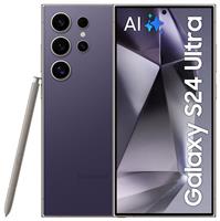 SIM Free Samsung Galaxy S24 Ultra 5G 256GB AI Phone - Violet