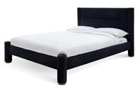 Habitat Vallero Luxe Superking Boucle Bed Frame - Navy