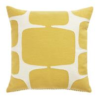 Habitat x Scion Lohko Cushion - Mustard - 43x43cm